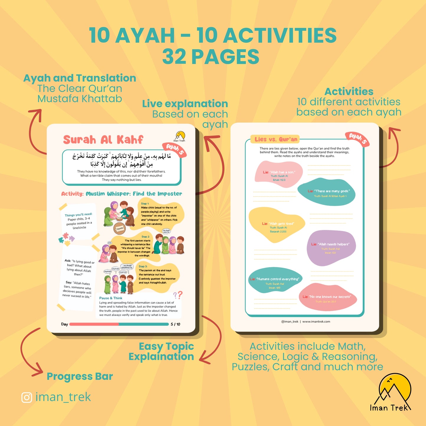 Surah Al Kahf - Activity Book for Kids