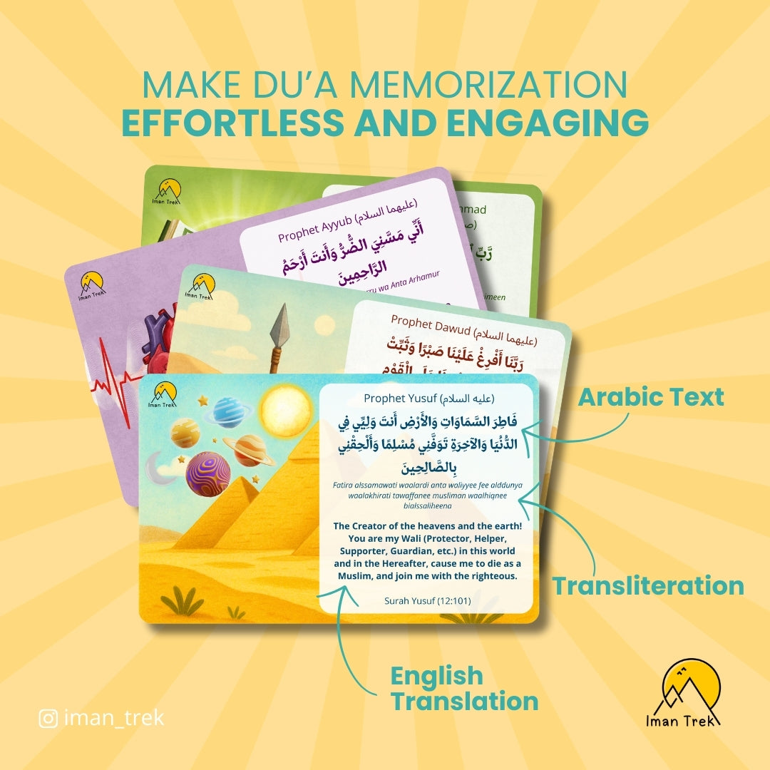 24 Prophetic Stories and Dua Flashcards